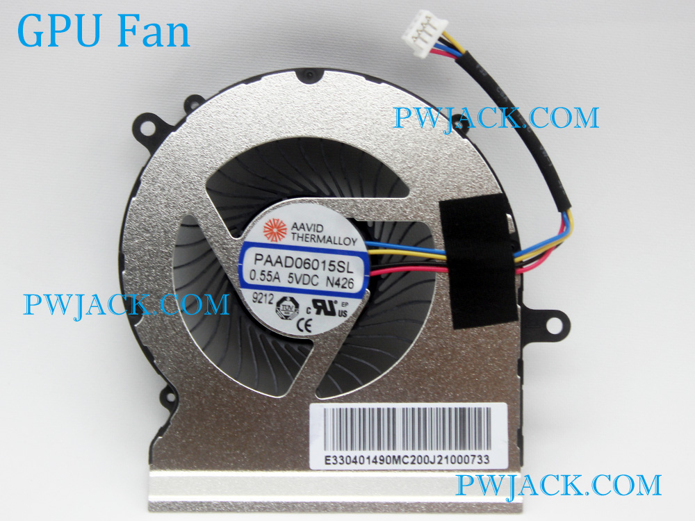 (image for) MSI Alpha 15 A3DC A3DCK A3DD A3DDK Fan Assembly MS-16U6